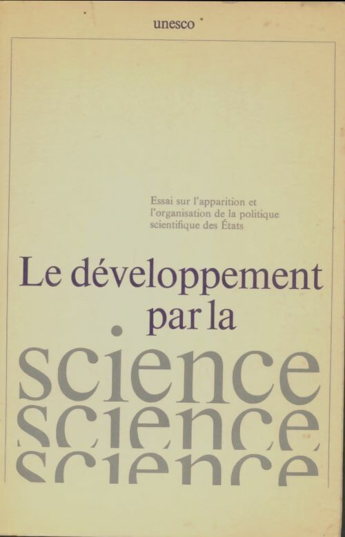 Livrenpoche : Le développement par la science - Collectif - Livre