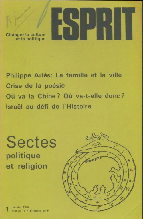 Livrenpoche : Esprit n°13 - Collectif - Livre