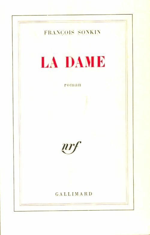 Livrenpoche : La dame - François Sonkin - Livre