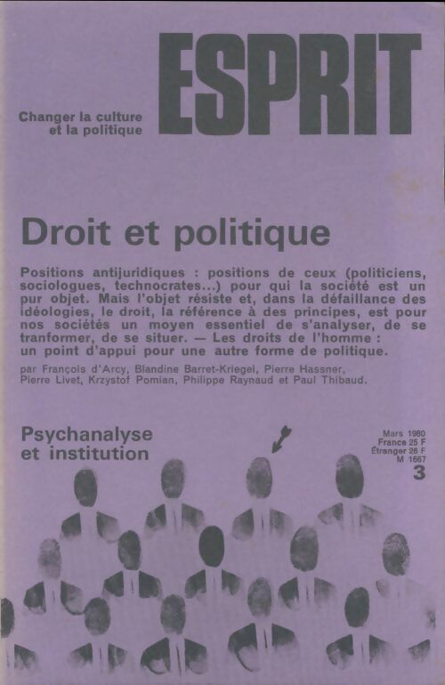 Livrenpoche : Esprit n°39 - Collectif - Livre