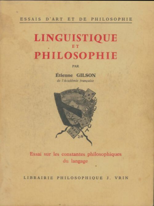 Livrenpoche : Linguistique et philosophie - Etienne Gilson - Livre