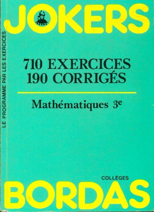 Livrenpoche : Mathématiques 3e - Yolande Bellecave - Livre