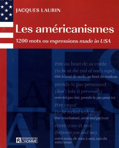 Livrenpoche : AMERICANISMES - Jacques Laurin - Livre