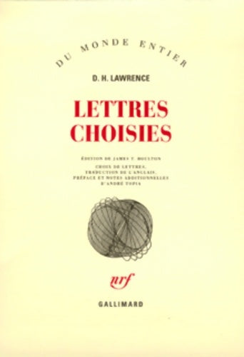 Livrenpoche : Lettres choisies - David Herbert Lawrence - Livre