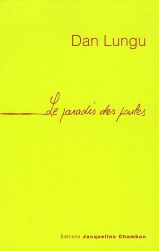 Livrenpoche : Le paradis des poules - Dan Lungu - Livre