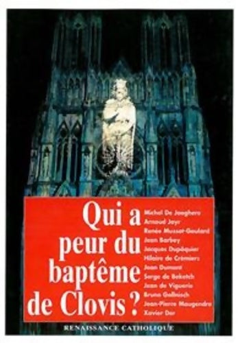 Livrenpoche : Qui a peur du bapteme de clovis? actes de la ve université dété de renaissance catholique avenay-val dor août 1996 - Collectif - Livre