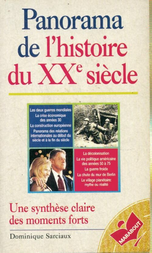 Livrenpoche : Panorama de l'histoire du 20eme siècle - Sarciaux-D - Livre