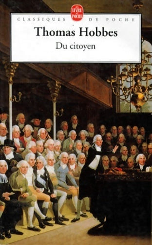 Livrenpoche : Du citoyen - Thomas Hobbes - Livre