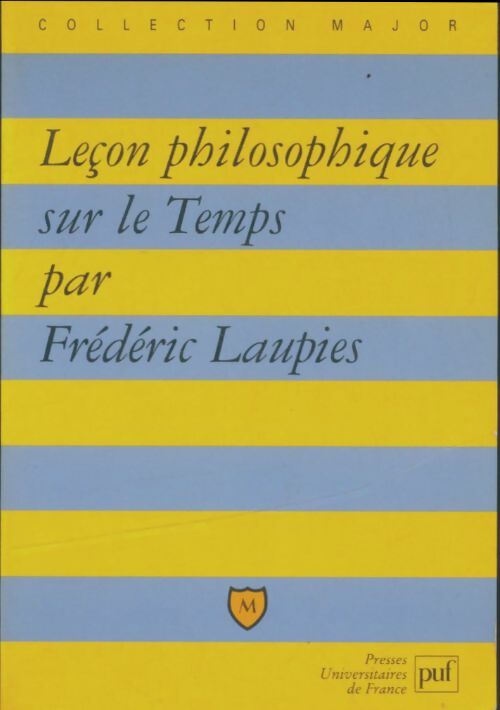 Livrenpoche : Leçon philosophique sur le temps - Frédéric Laupies - Livre