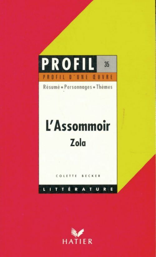 Livrenpoche : L assommoir - Zola-E+Becker-C - Livre