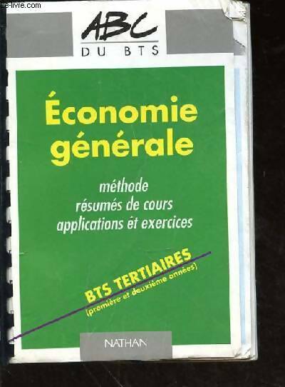 Livrenpoche : Économie d'entreprise : BTS tertiaires première et deuxième années - Jean-Luc Charron - Livre