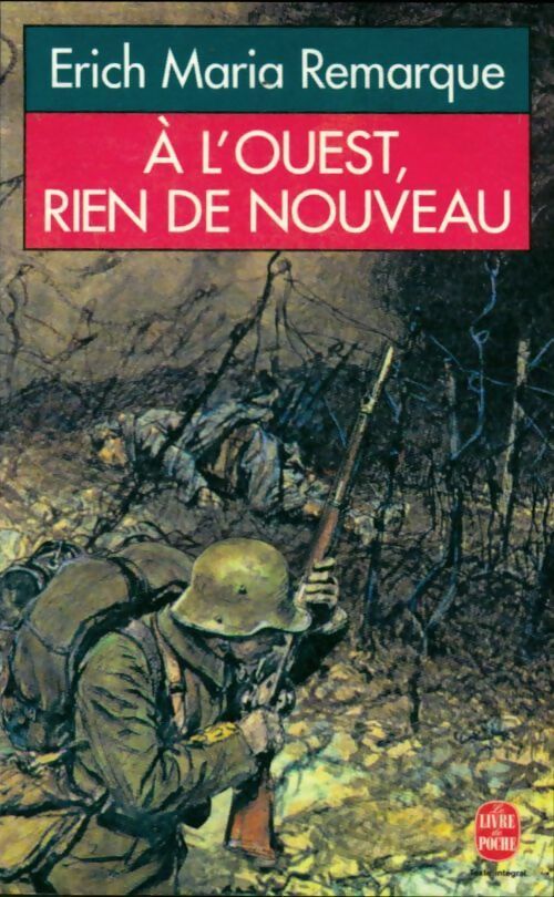 Livrenpoche : A l'ouest, rien de nouveau - Erich Maria Remarque - Livre