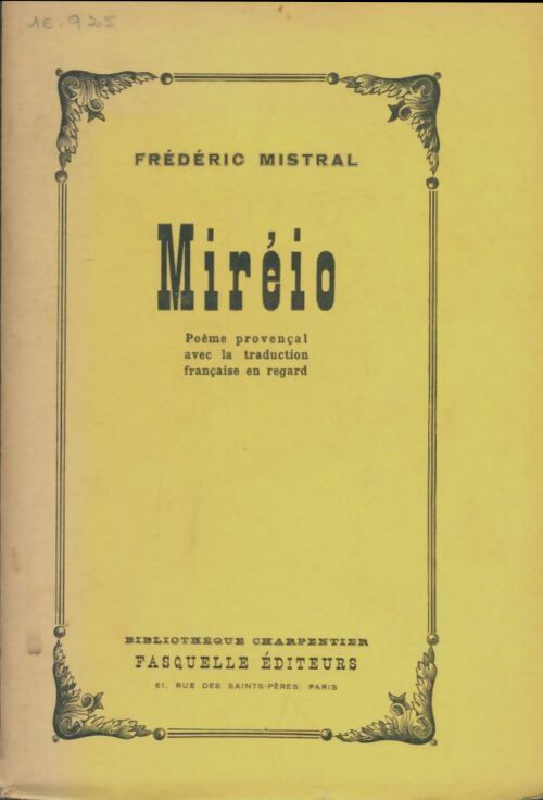 Livrenpoche : Mireio - Frédéric Mistral - Livre