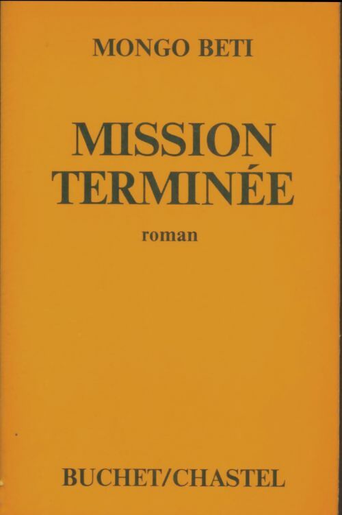 Livrenpoche : Mission terminée - Mongo Beti - Livre