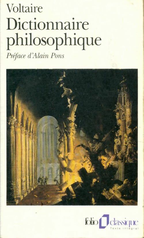 Livrenpoche : Dictionnaire philosophique - Voltaire - Livre