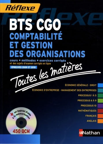 Livrenpoche : COMPTA GEST ORGA BTS CGO + CD - Pascal Besson - Livre