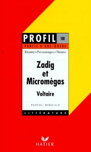 Livrenpoche : Zadig / Micromégas - Voltaire - Livre