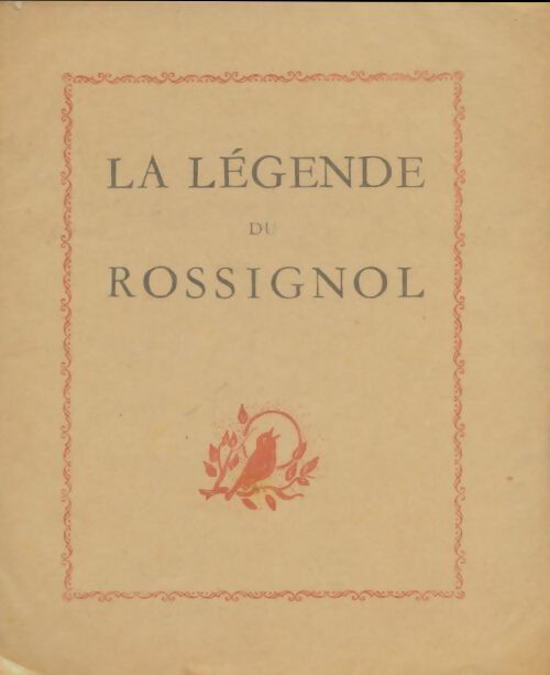 Livrenpoche : La légende du rossignol - Simonne Michel - Livre