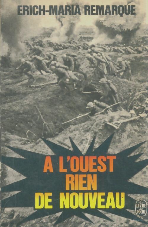 Livrenpoche : A l'ouest, rien de nouveau - Erich Maria Remarque - Livre