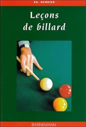 Livrenpoche : Leçons de billard - Edmond Derbier - Livre