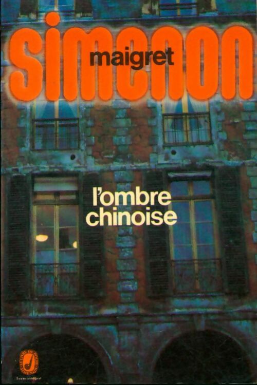 Livrenpoche : L'ombre chinoise - Georges Simenon - Livre