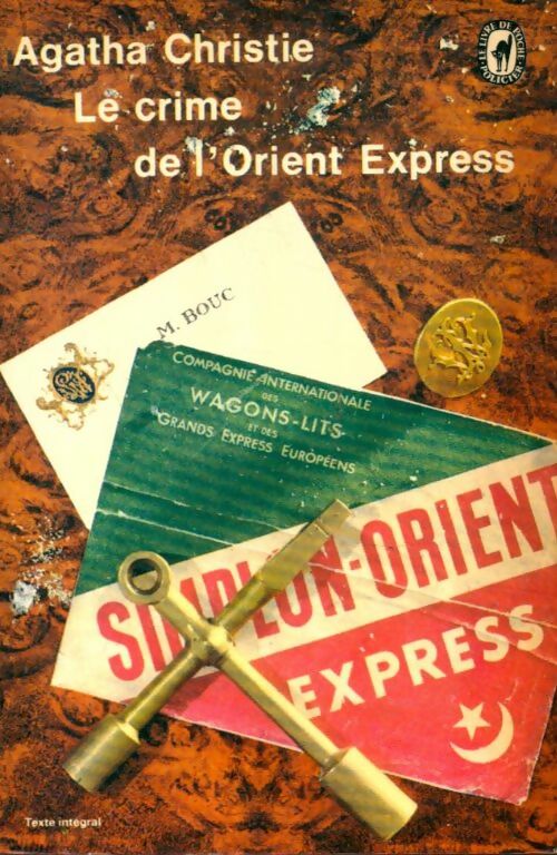 Livrenpoche : Le crime de l'Orient-Express - Agatha Christie - Livre