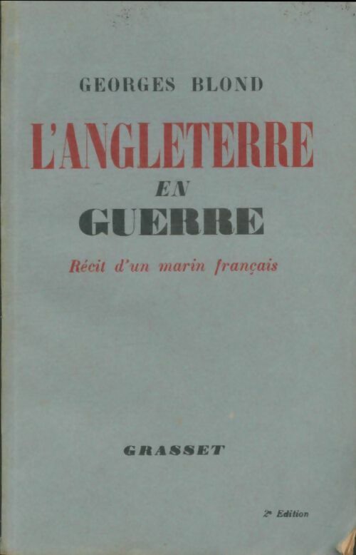 Livrenpoche : L'Angleterre en guerre - Georges Blond - Livre
