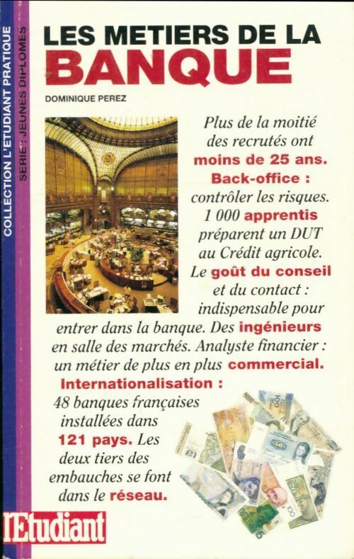 Livrenpoche : Les métiers de la banque - Dominique Perez - Livre