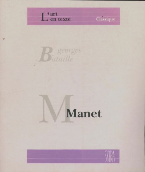 Livrenpoche : Manet - Georges Bataille - Livre