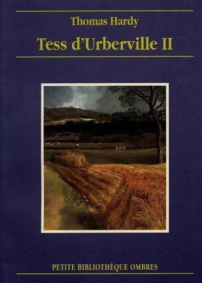 Livrenpoche : Tess d'urberville Tome II - Thomas Hardy - Livre