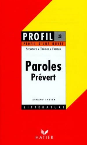 Livrenpoche : Paroles - Jacques Prévert - Livre