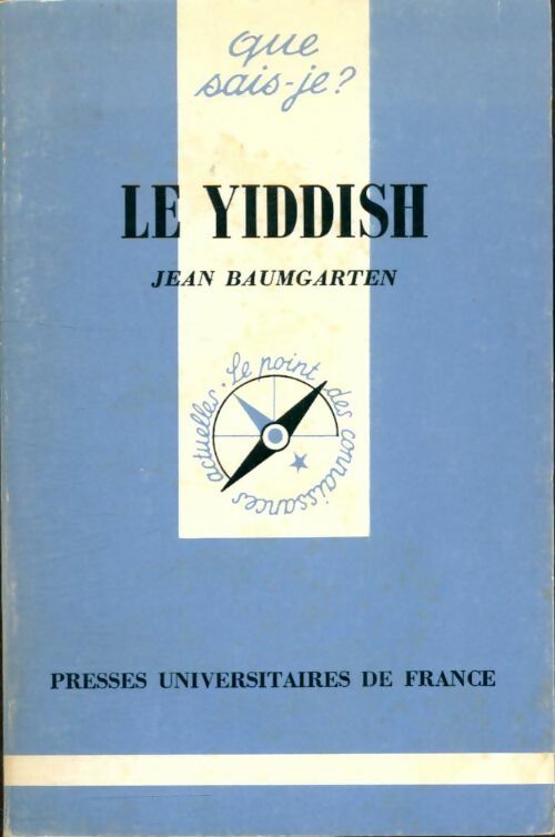 Livrenpoche : Le yiddish - Jean Baumgarten - Livre