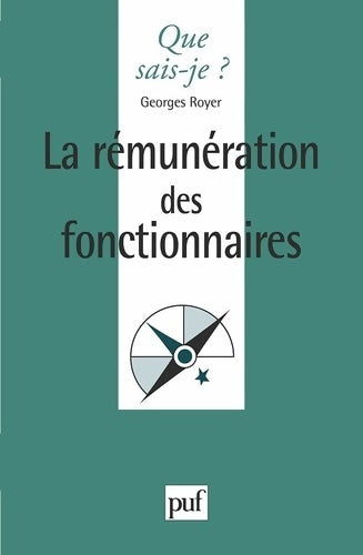 Livrenpoche : La rémunération des fonctionnaires - Georges Royer - Livre