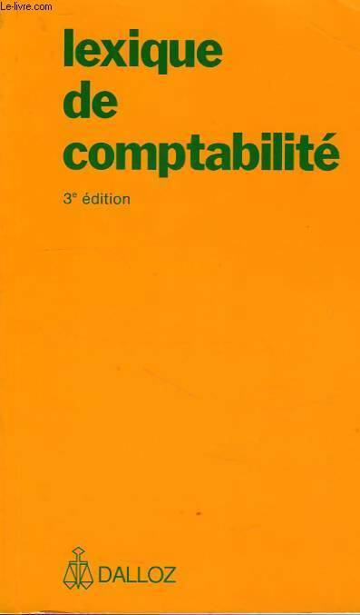Livrenpoche : Lexique de comptabilité - Pierre Lassègue - Livre