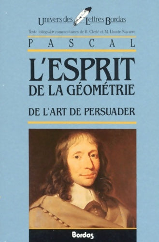 Livrenpoche : Pascal/ulb esprit geomet (ancienne edition) - B. Clerté - Livre
