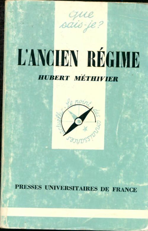 Livrenpoche : L'ancien régime - Hubert Méthivier - Livre