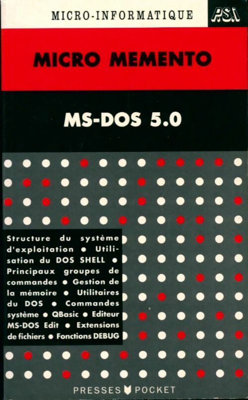 Livrenpoche : Ms-Dos 5. 0 - Alphonse Carlier - Livre