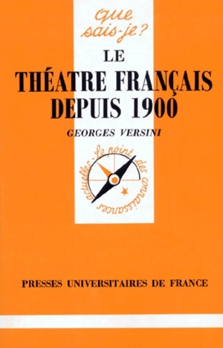 Livrenpoche : Le théâtre français depuis 1900 - Georges Versini - Livre
