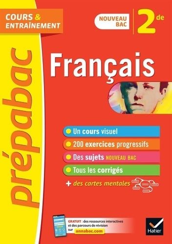Livrenpoche : Prépabac Français Seconde : Nouveau programme de Seconde - Séverine Charon - Livre