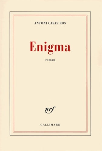 Livrenpoche : Enigma - Antoni Casas Ros - Livre