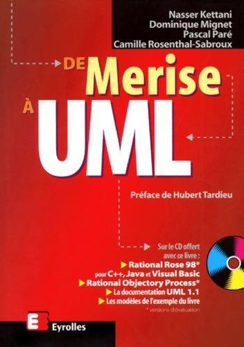Livrenpoche : De merise à Uml - Kettani - Livre