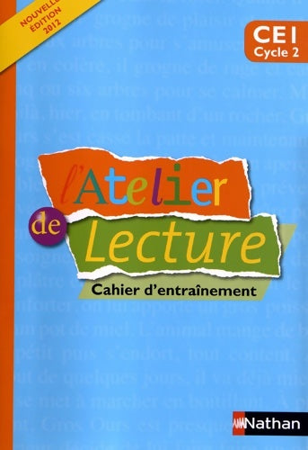 Livrenpoche : L'Atelier de Lecture CE1 - Alain Bentolila - Livre