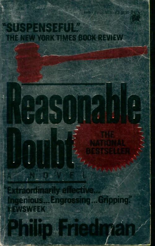 Livrenpoche : Reasonable doubt - Philip Friedman - Livre