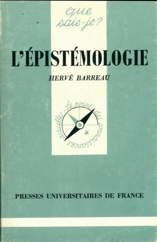 Livrenpoche : L'épistémologie - Hervé Barreau - Livre