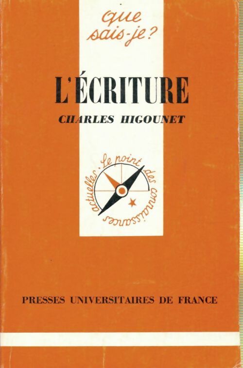 Livrenpoche : L'écriture - Charles Higounet - Livre