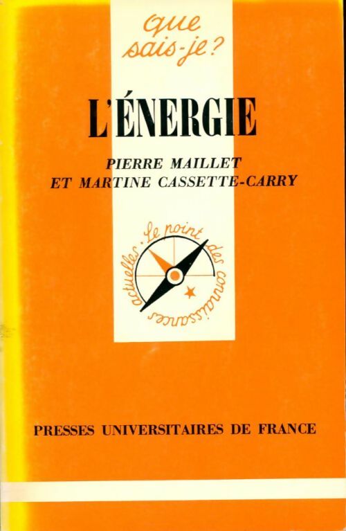Livrenpoche : L'énergie - Pierre Maillet, Martine Cassette-Carry - Livre