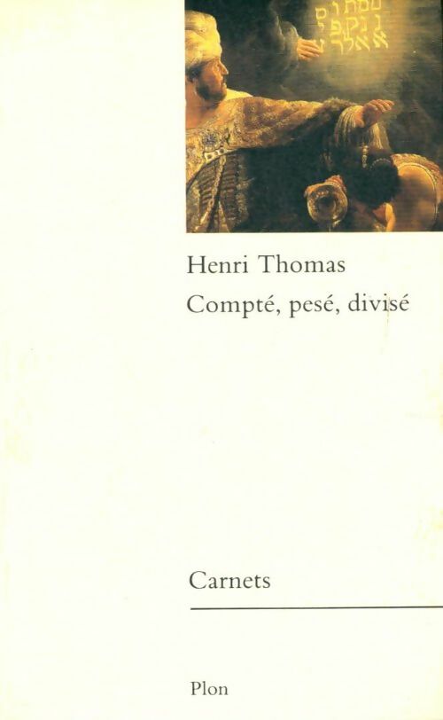 Livrenpoche : Compté pesé divisé - Henri Thomas - Livre