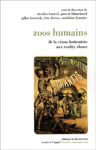 Livrenpoche : Zoos humains - Collectif - Livre