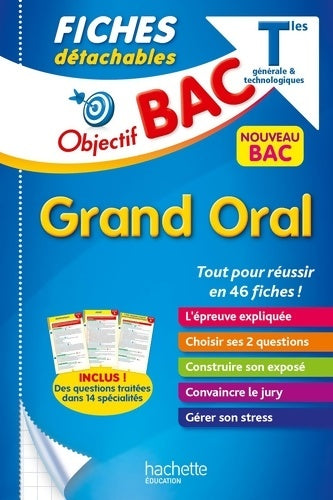 Livrenpoche : Objectif Bac - Fiches Le Grand oral du Bac - Isabelle De Lisle - Livre