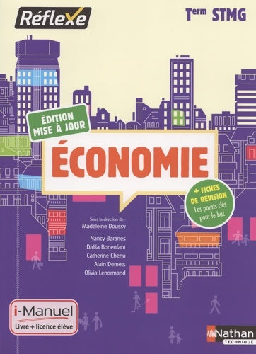 Livrenpoche : économie Terminale STMG - Nancy Baranes - Livre
